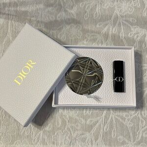 COPY - Christian Dior pocket mirror and mini lipstick .